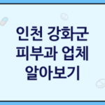 인천 강화군 피부과 좋은 피부과 추천 1가지, 피부관리샵, 피부관리샵, 에스테틱