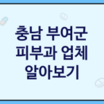 충남 부여군 피부과 괜찮은 피부과 추천 1가지, 피부관리사, 피부치료, 코스메틱