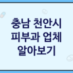 충남 천안시 피부과 좋은 피부과 추천 3곳, 피부미백, 피부미백, 보톡스