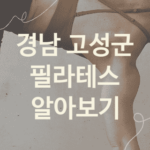 경남 고성군 필라테스 괜찮은 필라테스 소개 4가지, 재활운동 헬스장 PT