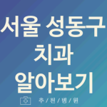 성동구 치과 좋은 서울 업체 소개 BEST5 크라운치료 치석제거