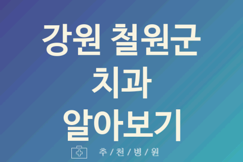 철원군 치과 대표 강원 업체 소개 4곳 돌출입 치석제거