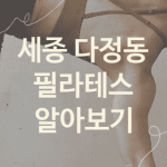 세종 다정동 필라테스 좋은 필라테스 소개 4곳, 헬스 체형교정 체형교정