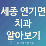 연기면 치과 괜찮은 세종 업체 소개 3곳 미백 치아