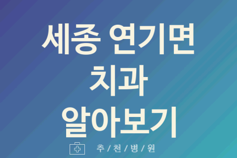 연기면 치과 괜찮은 세종 업체 소개 3곳 미백 치아