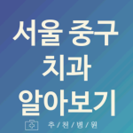 중구 치과 좋은 서울 업체 소개 5곳 치석제거 구강검진